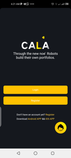 CALA Robot Financial Management Application