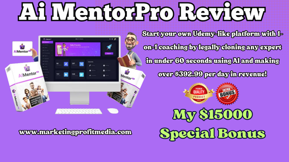 Ai MentorPro Review - Create Unlimited DFY Coaching Site in 60 Seconds!
