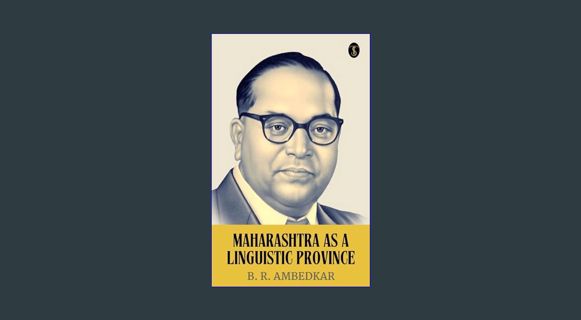 [PDF] eBOOK Read ❤ Maharashtra as a Linguistic Province     Kindle Edition Read Book